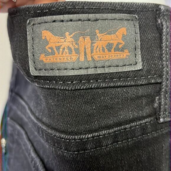 Levi’s 515 5-Pocket Black Boot Cut Jeans- Size 12M - Picture 8 of 12